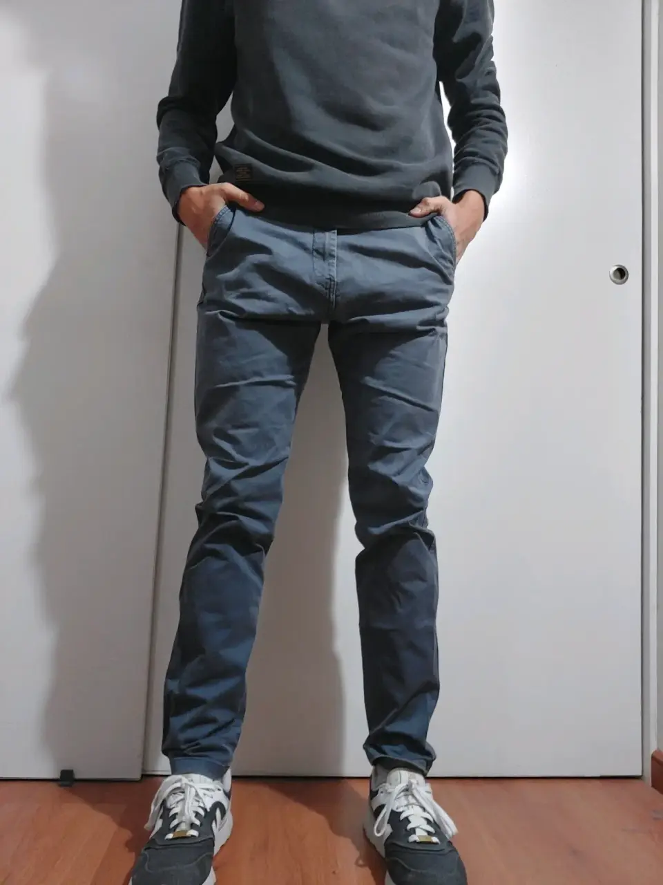Pantalones chinos azul oscuro - miniatura 2