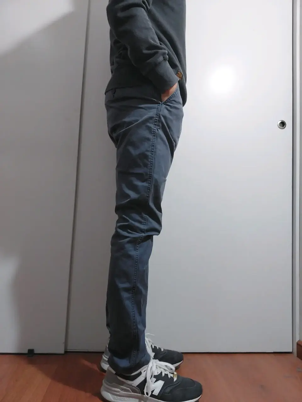 Pantalones chinos azul oscuro - miniatura 3