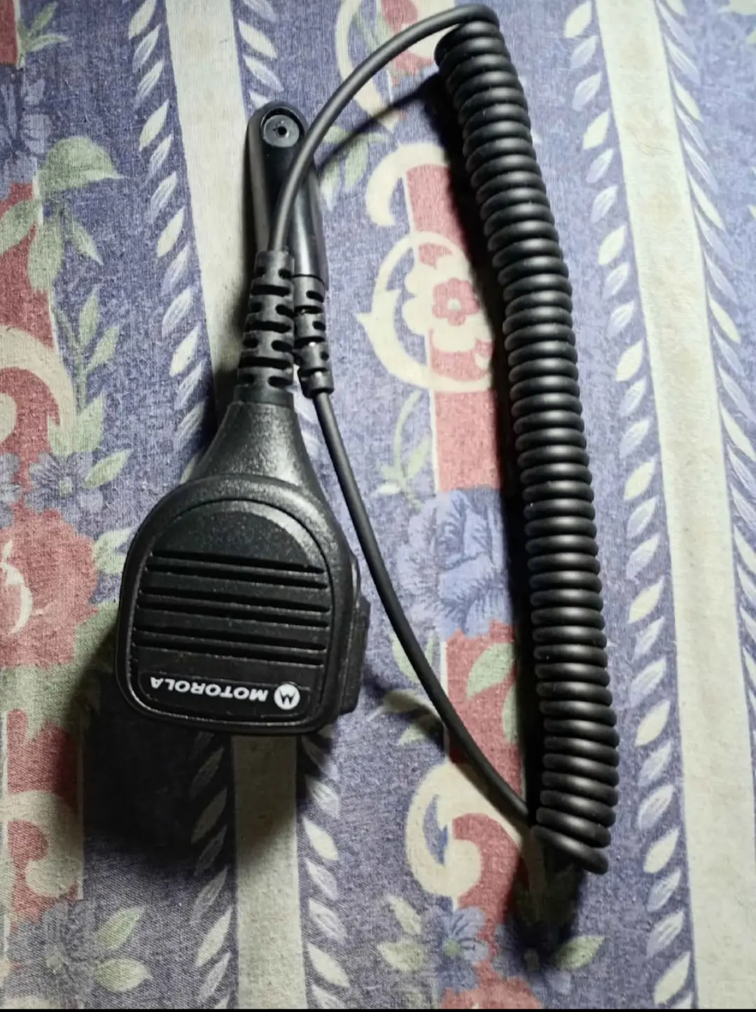 Micrófono Motorola con cable espiral - miniatura 1