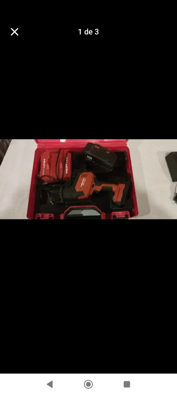 Sierra sable Hilti nuron con estuche - miniatura 1