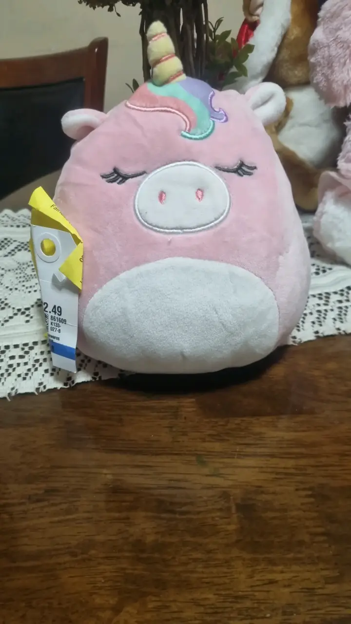 Squishmallow  Peluche unicornio rosa