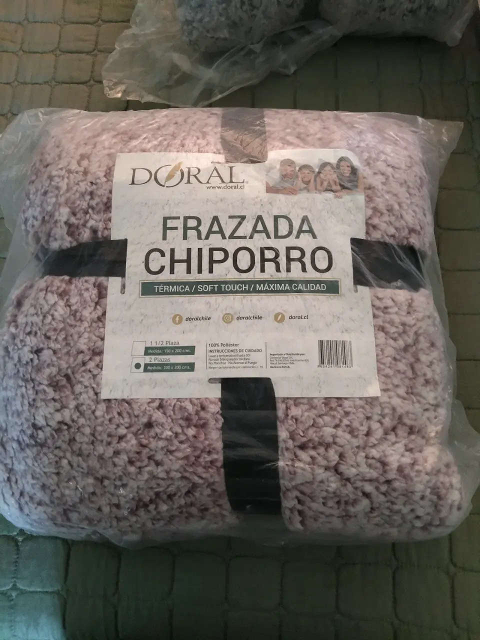 Frazada Chiporro Doral  2 plazas - miniatura 1