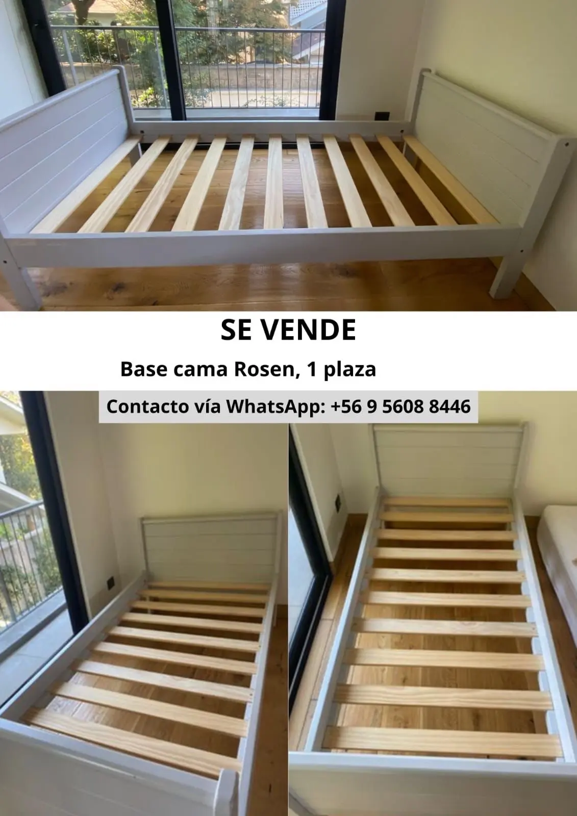 Base cama Rosen 1 plaza