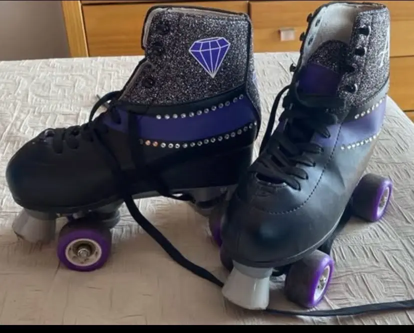 Patines de ruedas brillantes