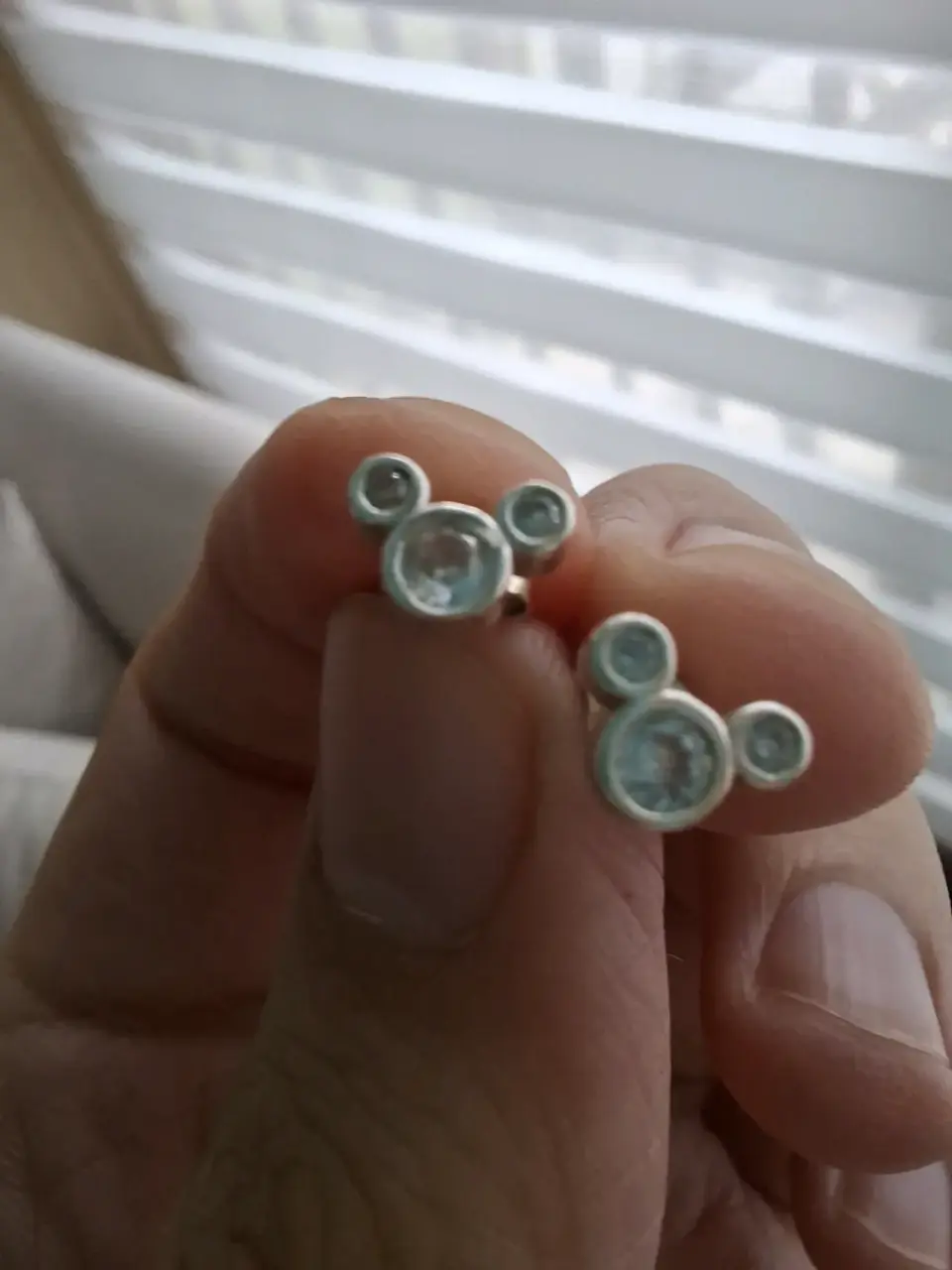 Aritos Mickey Mouse Plata 925 - miniatura 1
