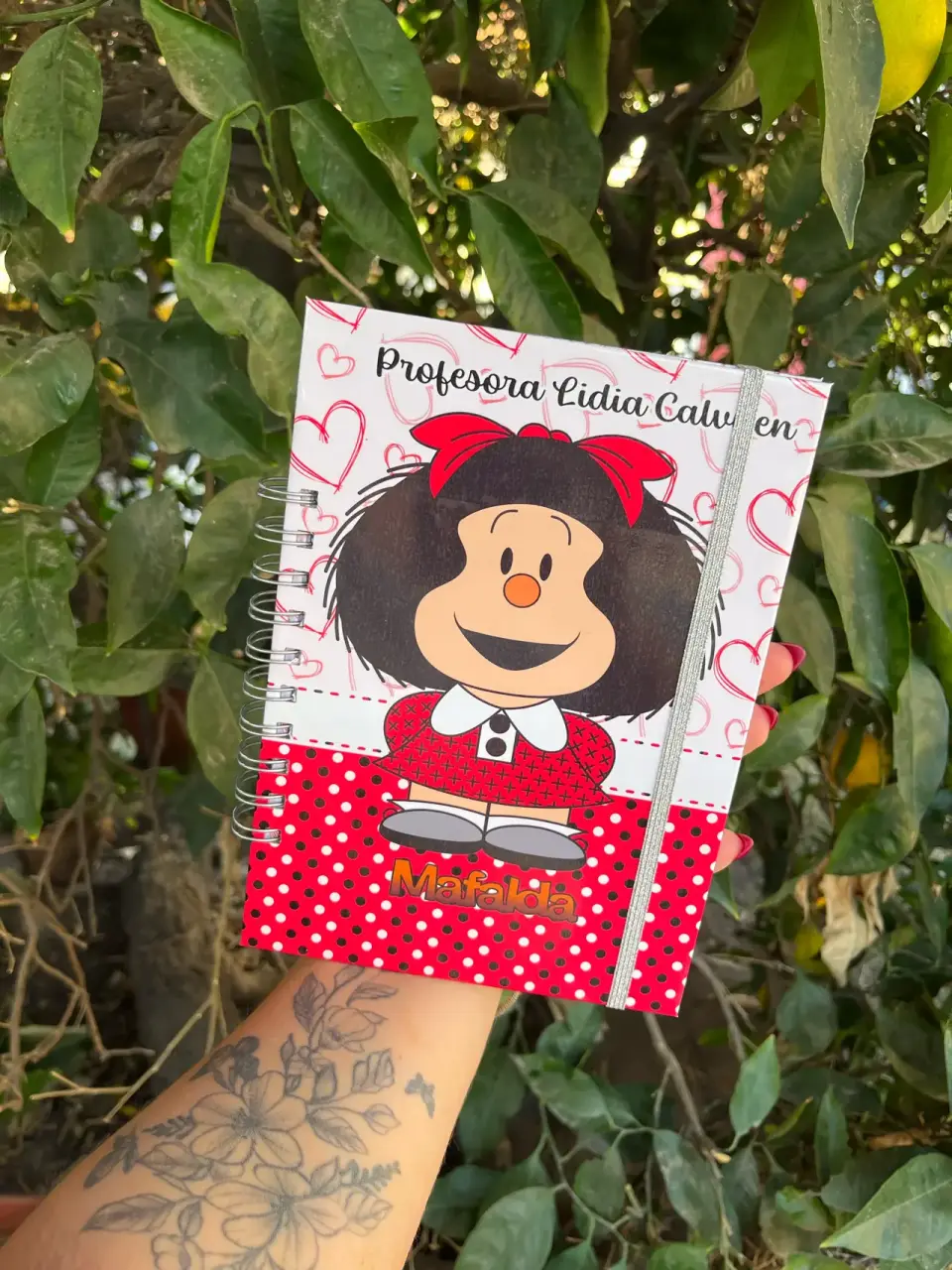 Agenda espiral de Mafalda