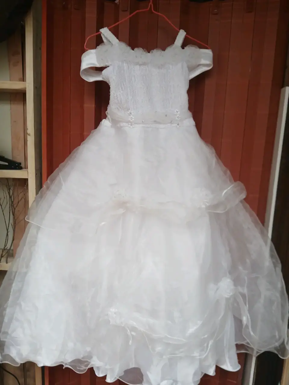 Vestido de primera comunión blanco - miniatura 1