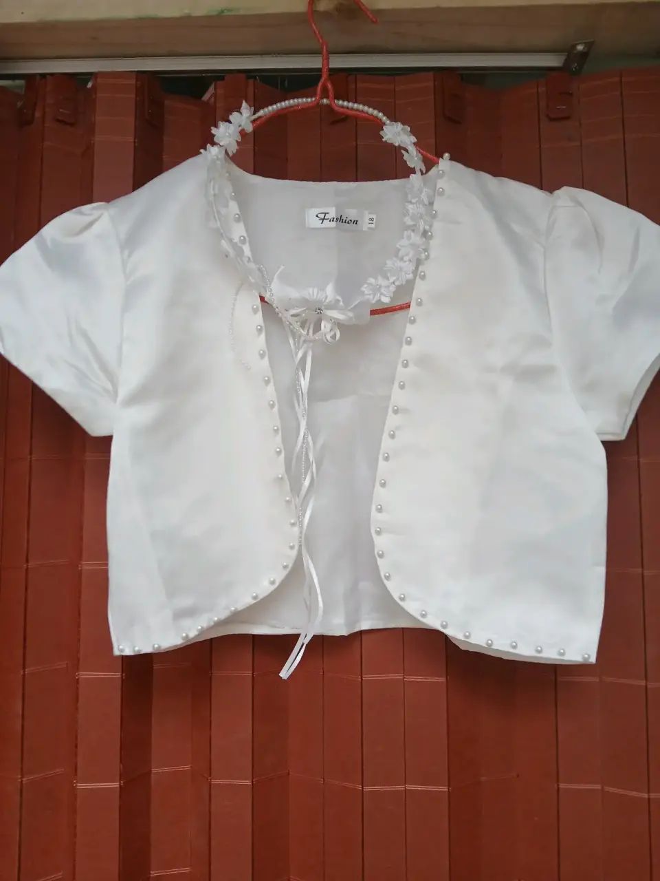 Vestido de primera comunión blanco - miniatura 3