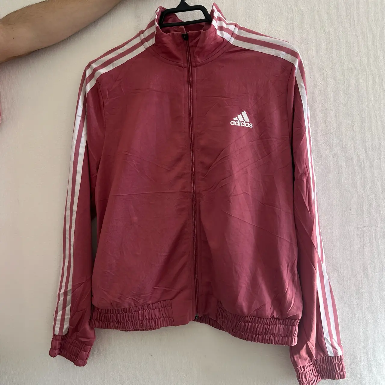Chaqueta deportiva Adidas rosada - miniatura 3