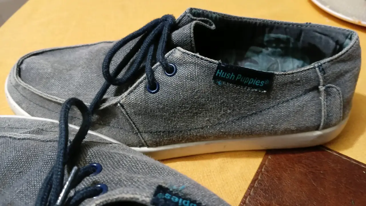 Zapatos casuales de lona azul - miniatura 2