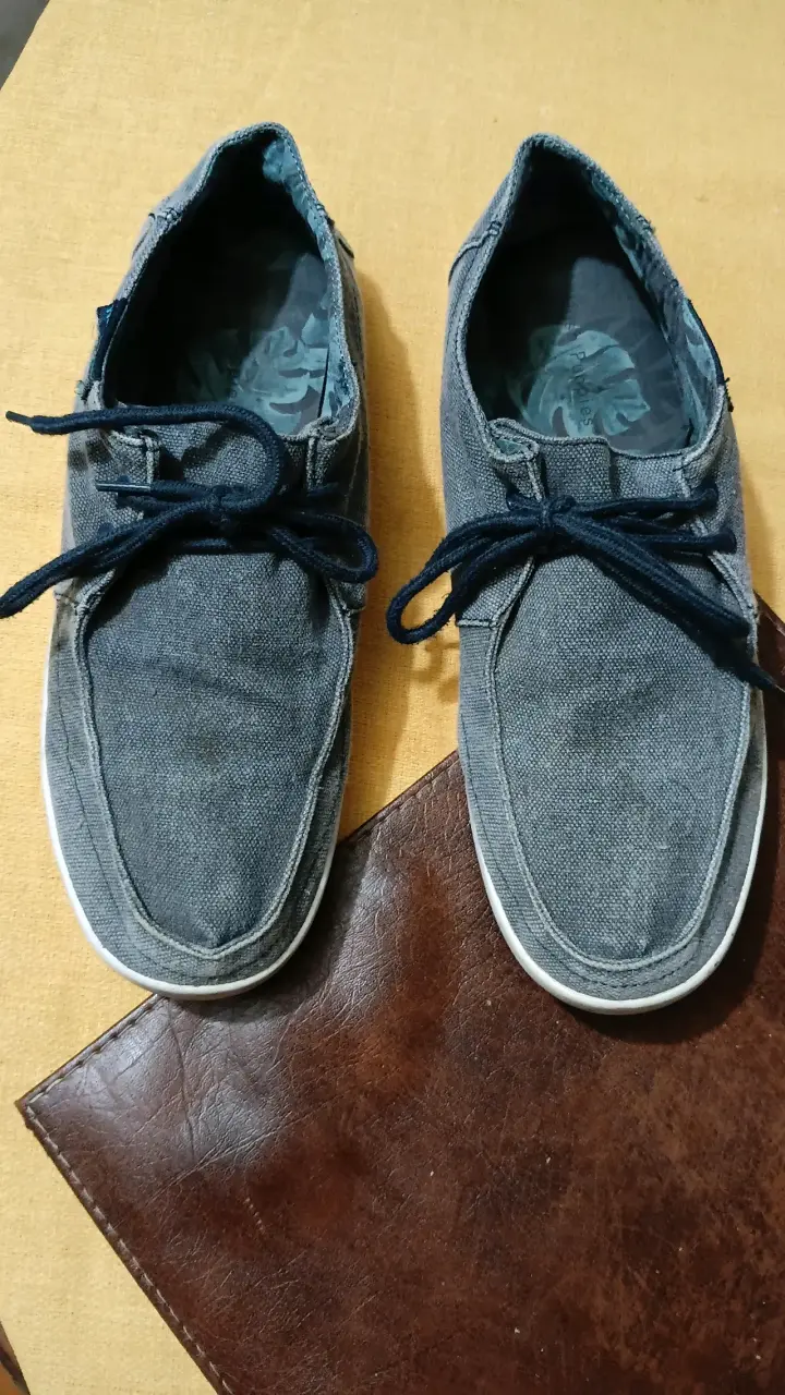 Zapatos casuales de lona azul - miniatura 4