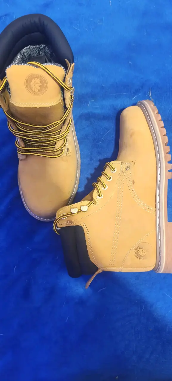 Botas de trabajo beige - miniatura 1