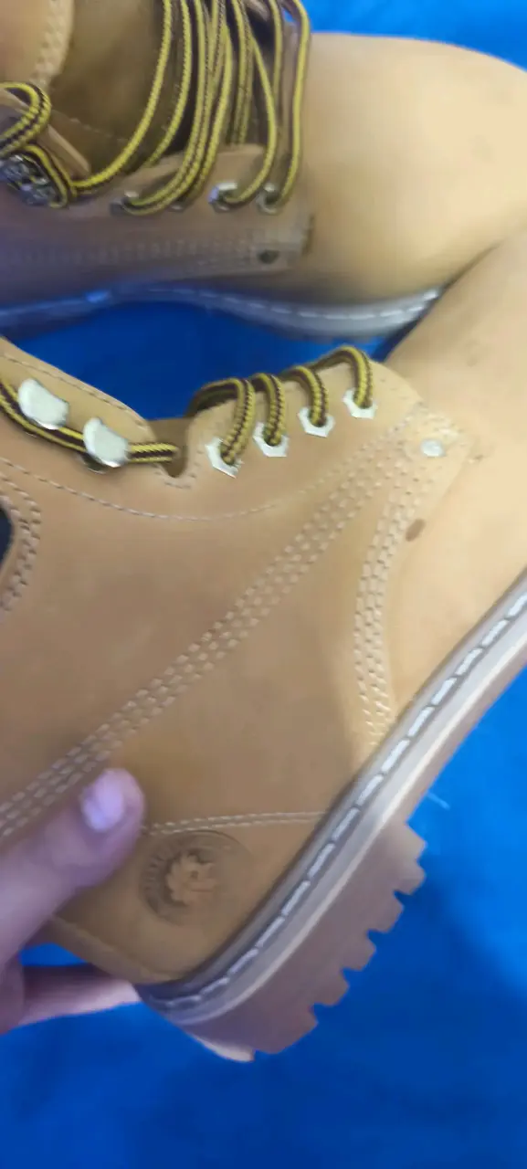 Botas de trabajo beige - miniatura 2