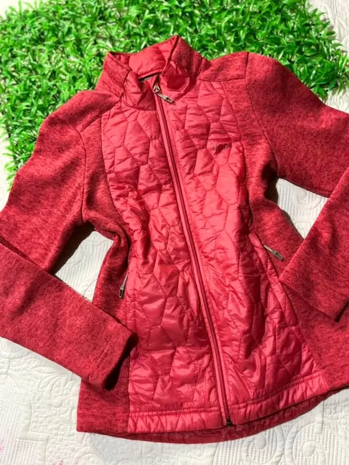 Chaqueta acolchada roja mujer - miniatura 1
