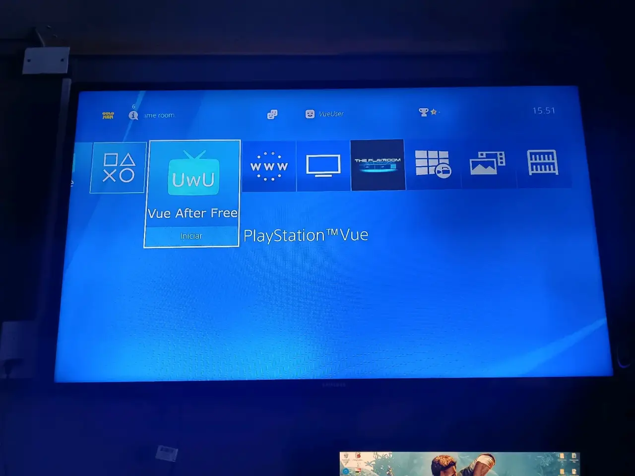 Consola PS4 con control - miniatura 3