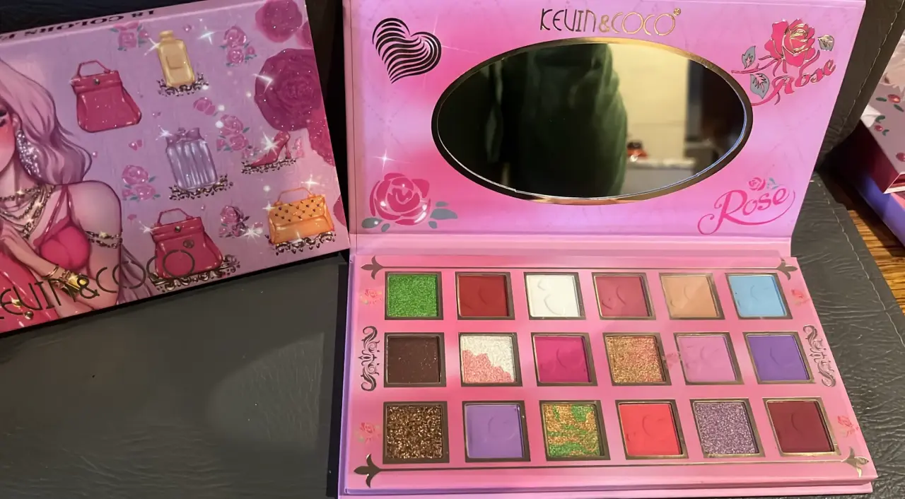 Paleta de sombras rosa Kevin & Coco - miniatura 1