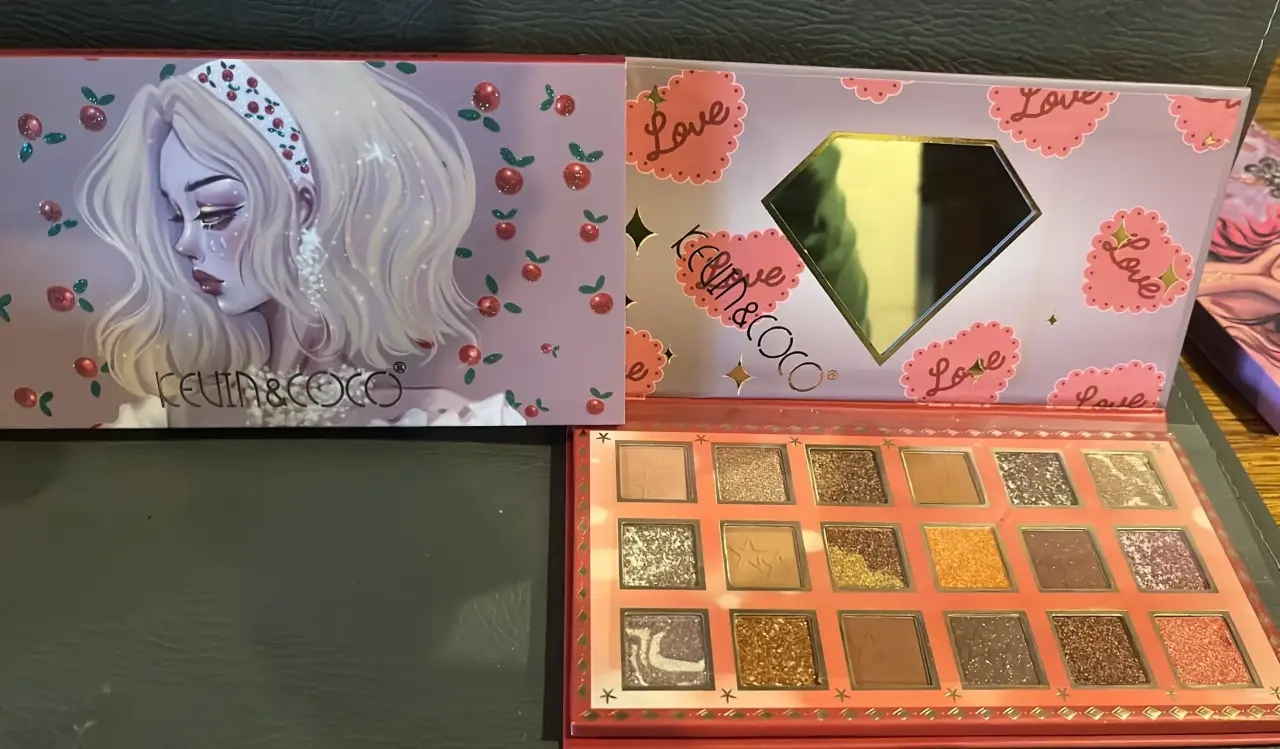 Paleta de sombras rosa Kevin & Coco - miniatura 2