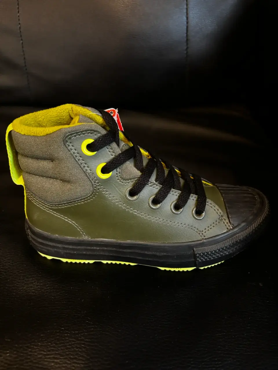 Zapatos Converse verde y negro - miniatura 2