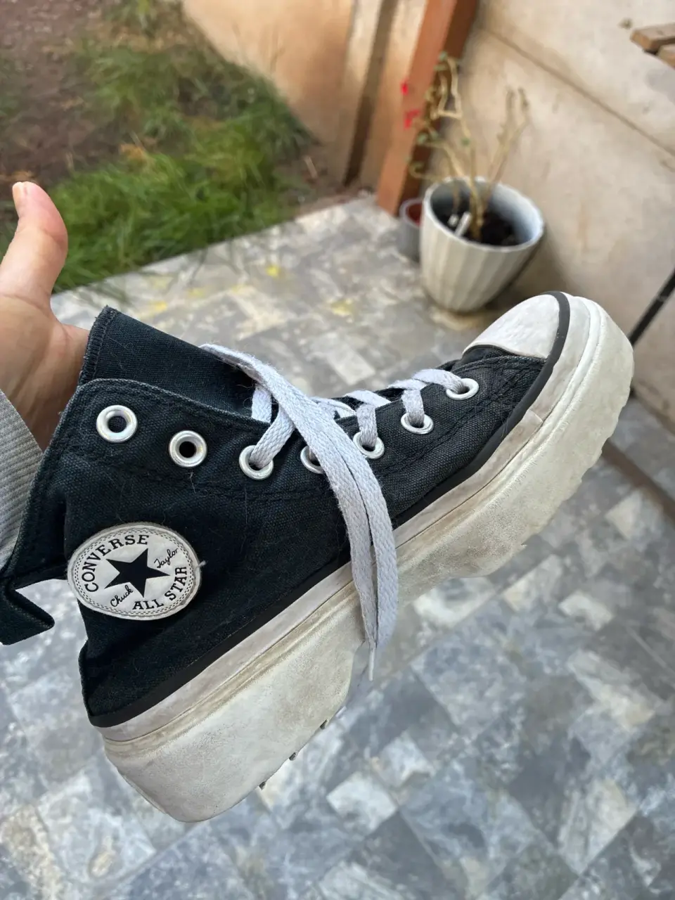 Zapatillas Converse negras altas - miniatura 1