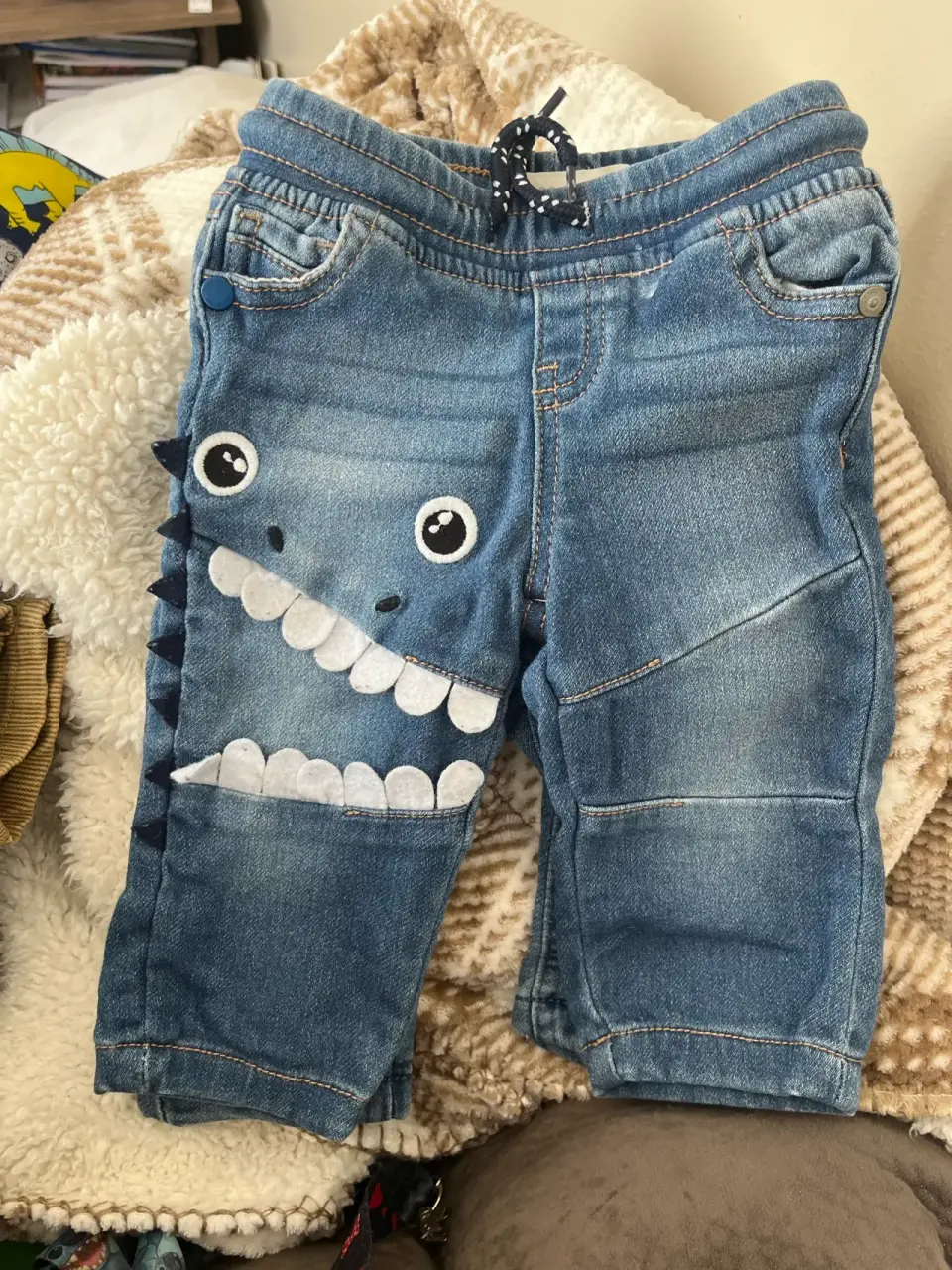 Jeans de bebé azul - miniatura 5