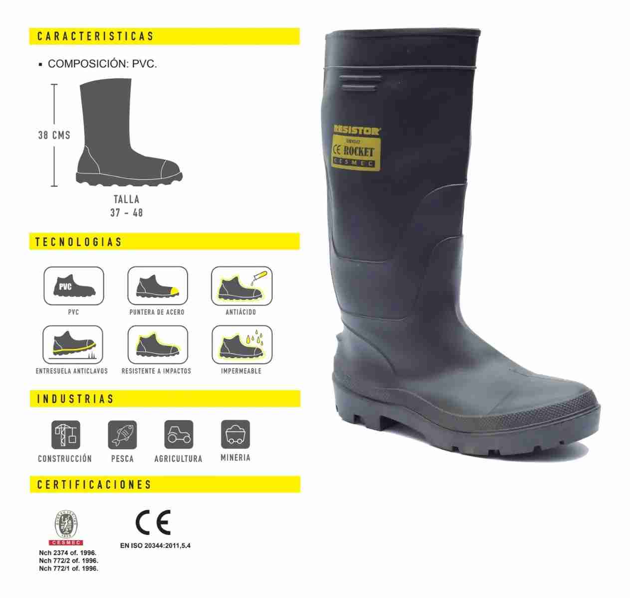 Botas de seguridad Rocket - miniatura 2