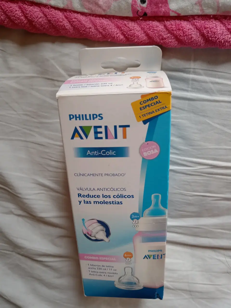 Mamadera Philips Avent rosada - miniatura 2