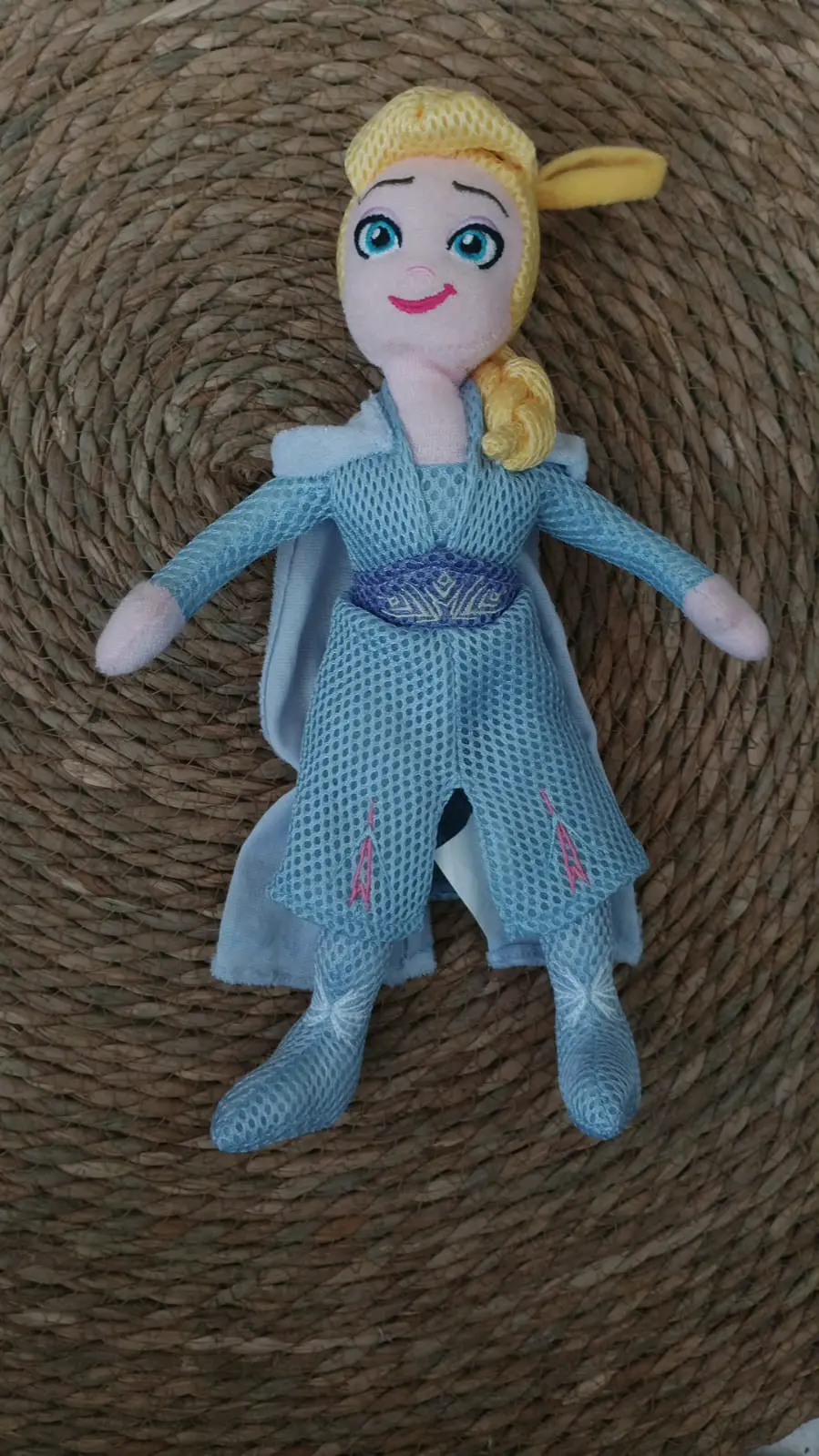 Muñeca de peluche Elsa esponja de baño