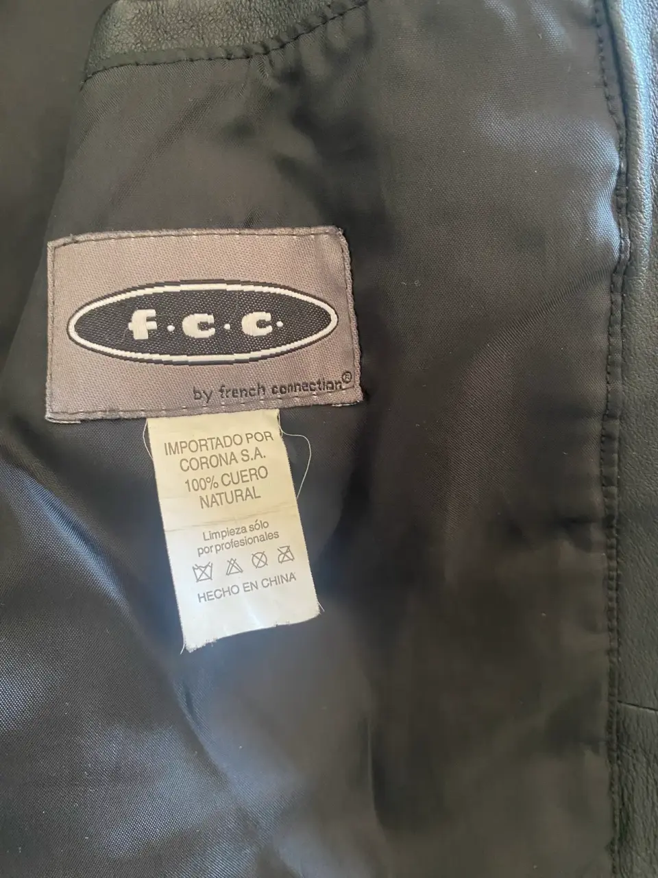 Chaqueta de cuero Talla XL negro - miniatura 3