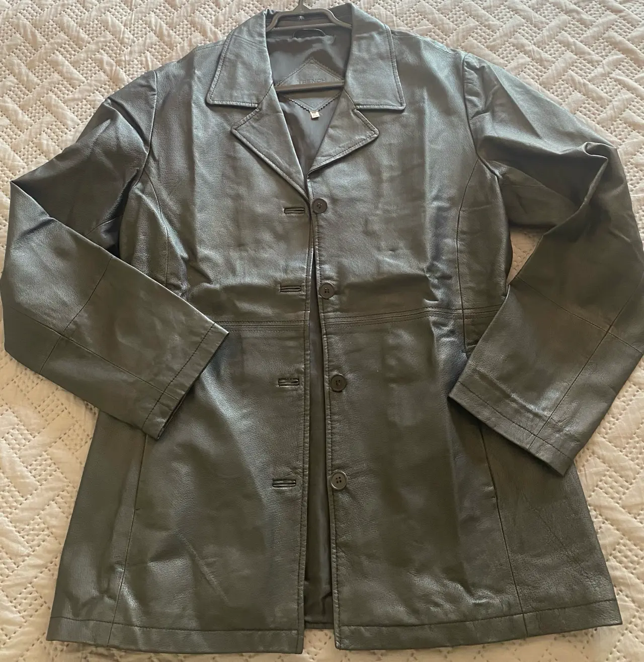 Chaqueta de cuero Talla XL negro - miniatura 4