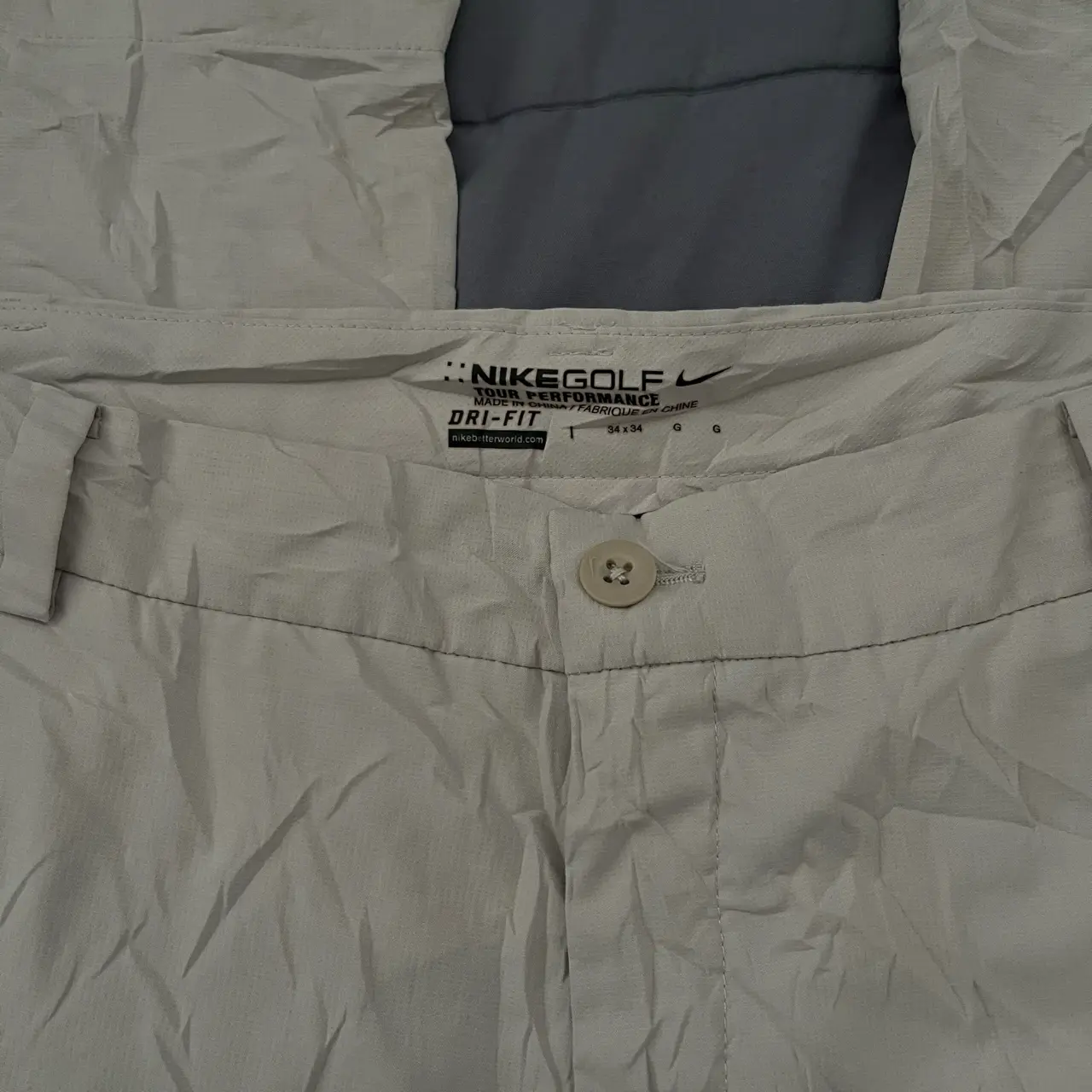 Pantalones Nike Golf Dri-Fit beige - miniatura 1