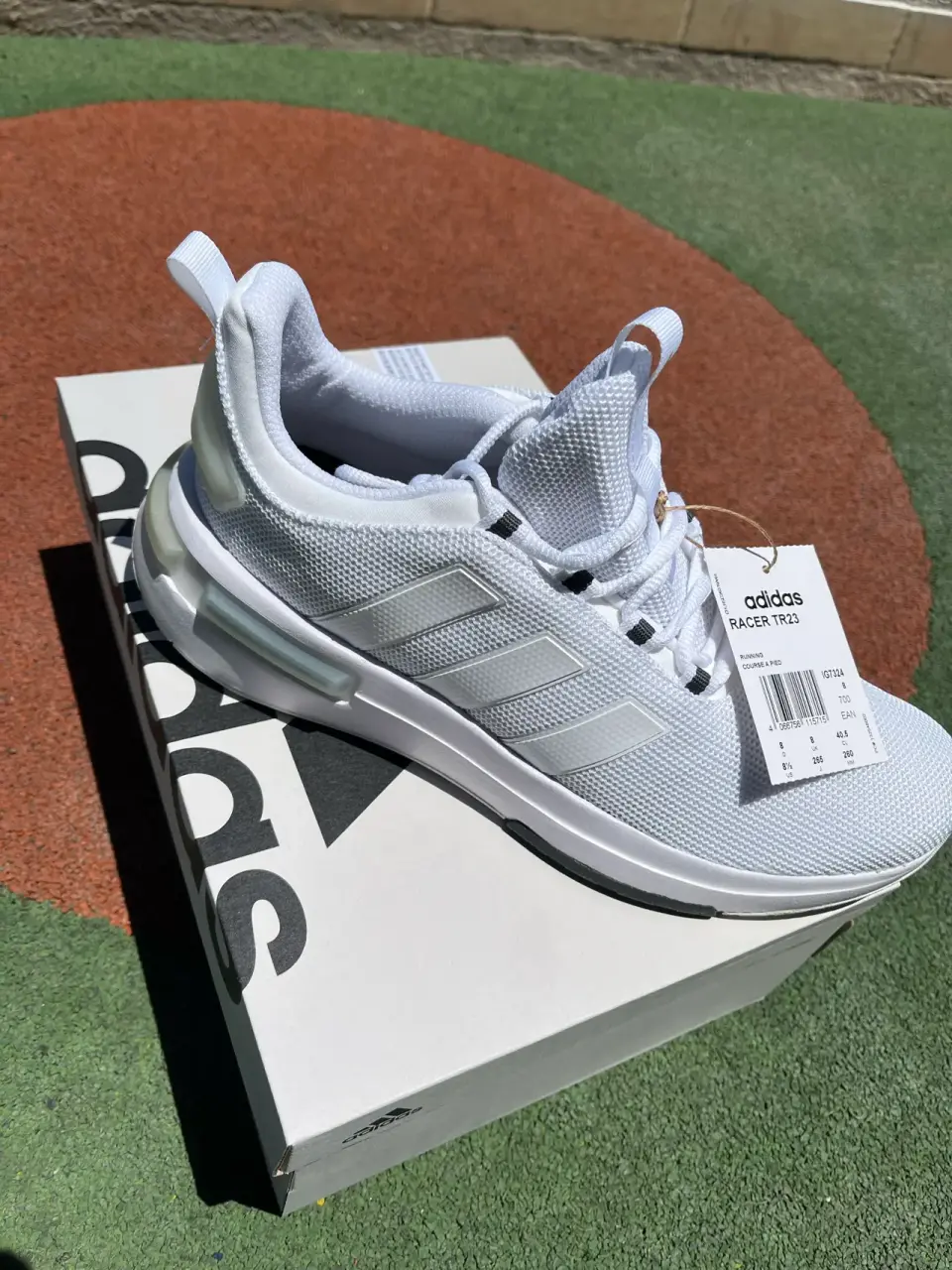 Zapatillas blancas Adidas Racer TR23 - miniatura 1