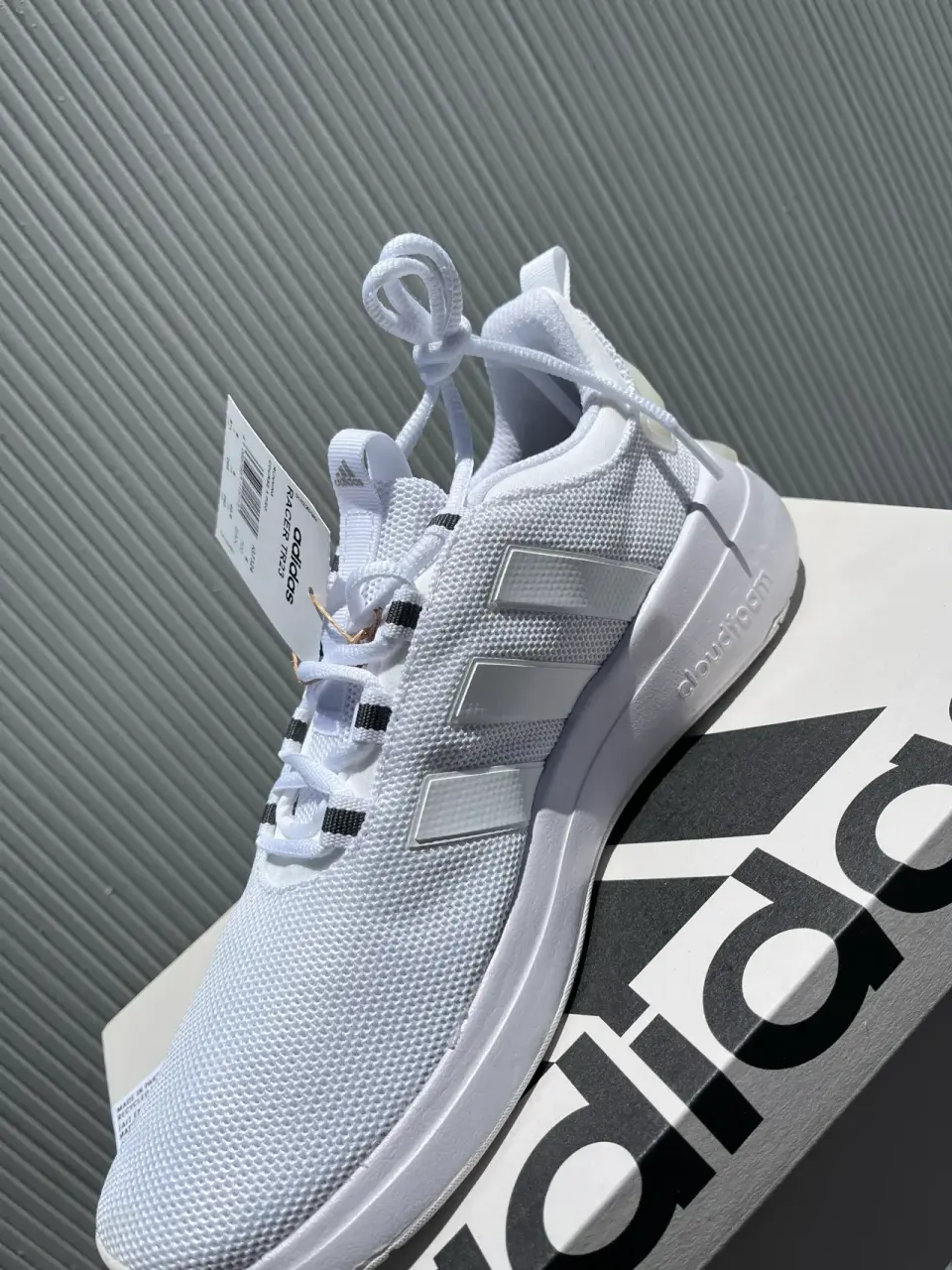 Zapatillas blancas Adidas Racer TR23 - miniatura 4