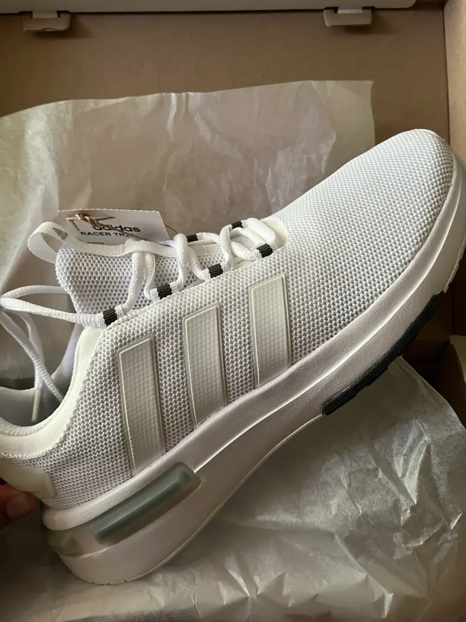 Zapatillas blancas Adidas Racer TR23 - miniatura 5