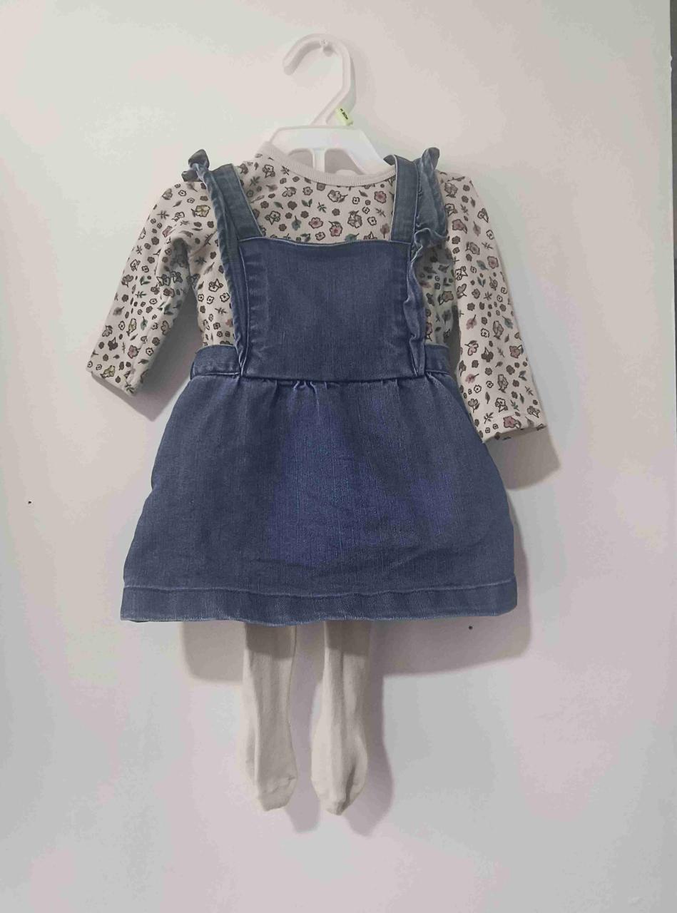 Conjunto 3 piezas niña invierno talla 0-3 meses - miniatura 1