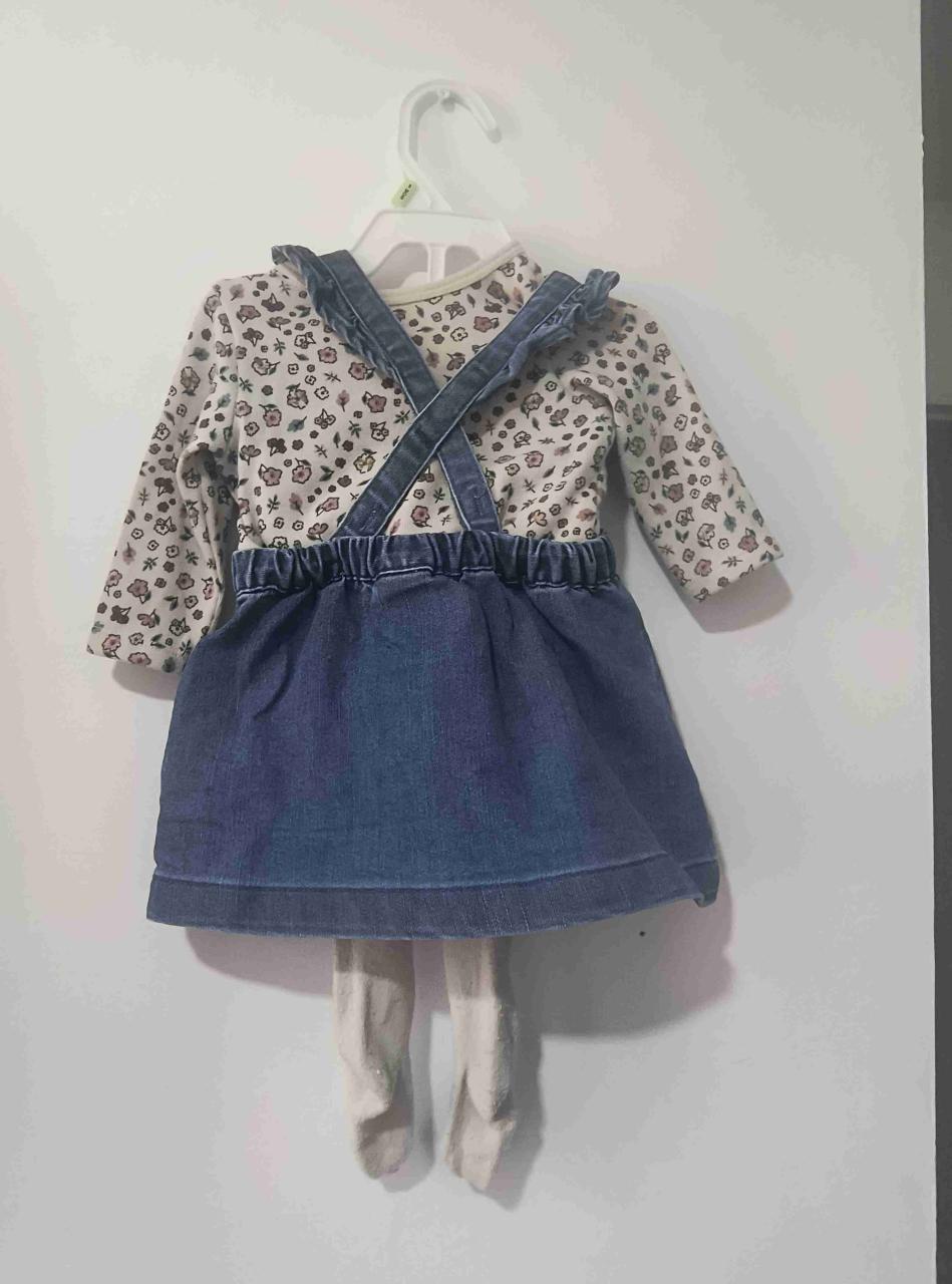 Conjunto 3 piezas niña invierno talla 0-3 meses - miniatura 2