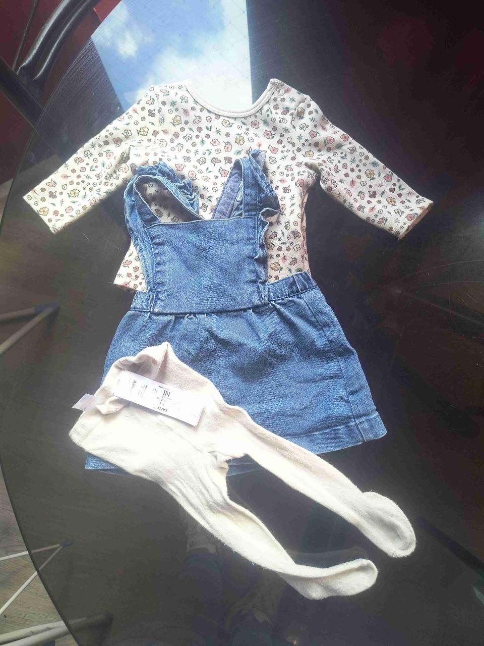 Conjunto 3 piezas niña invierno talla 0-3 meses - miniatura 3