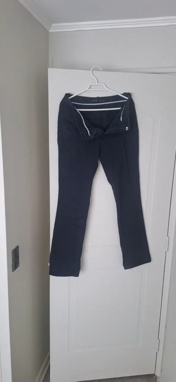 Pantalones azul oscuro de vestir - miniatura 2