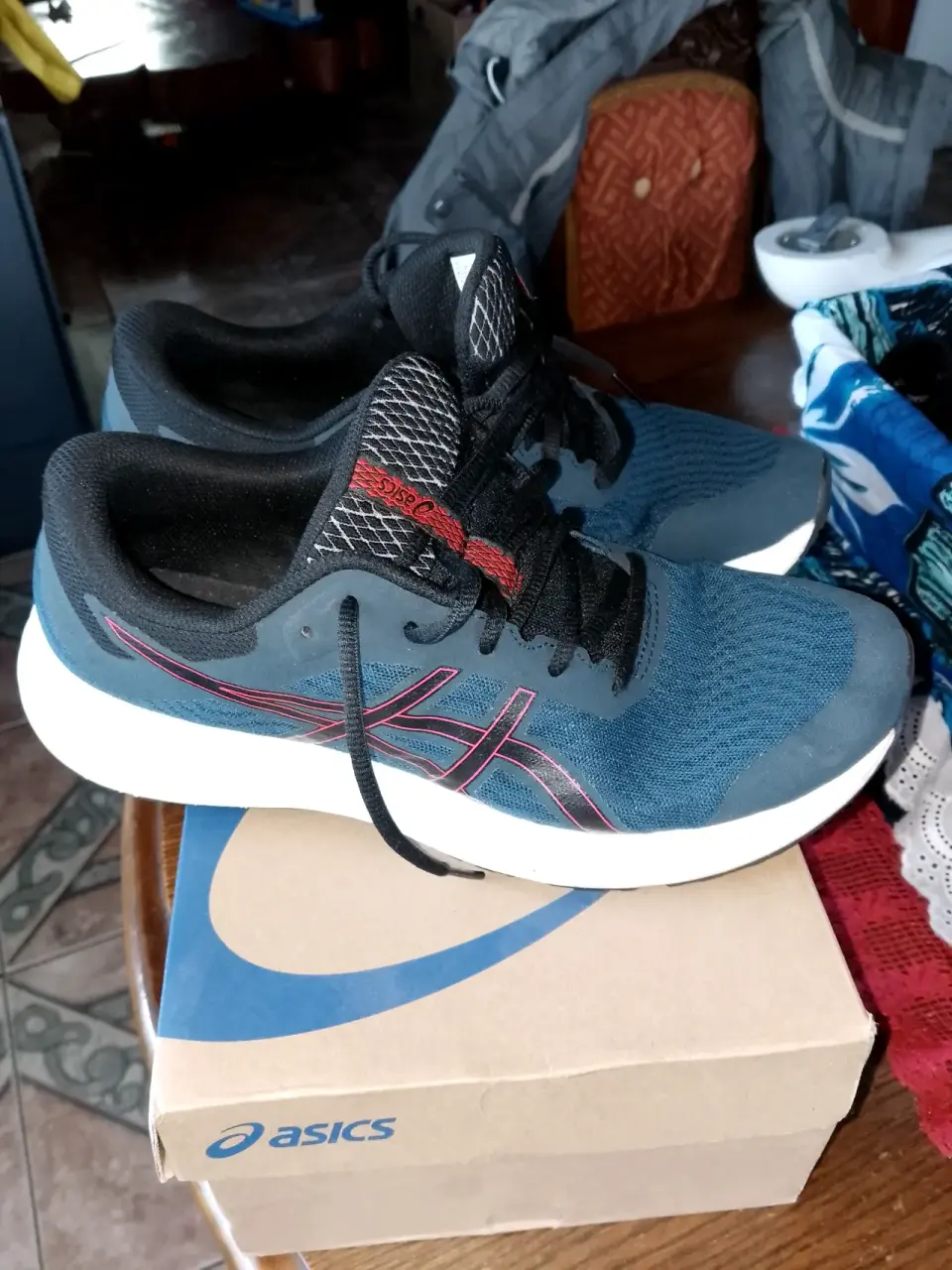 Zapatillas deportivas Asics azules - miniatura 2