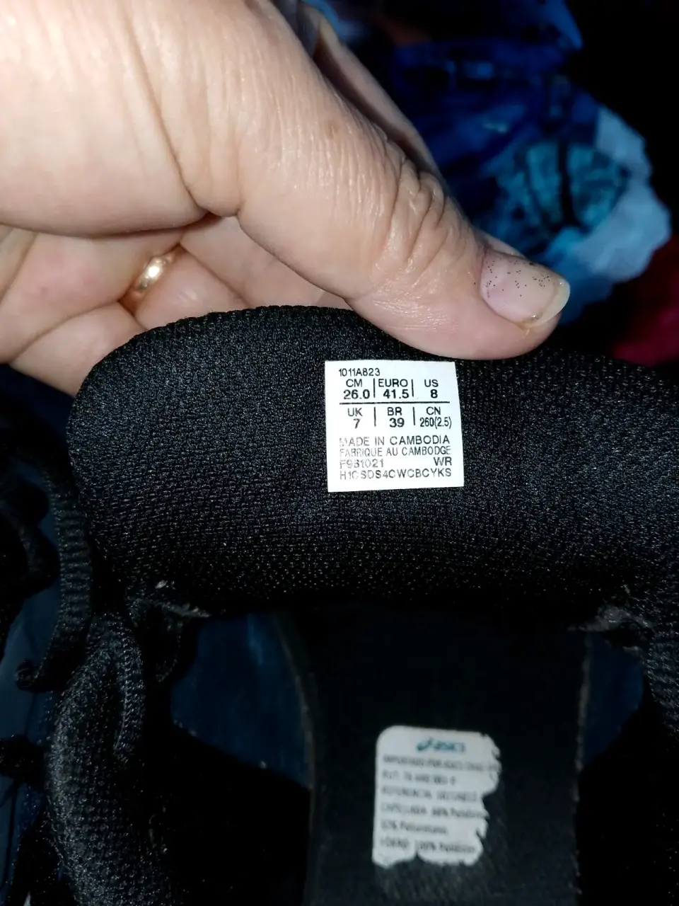 Zapatillas deportivas Asics azules - miniatura 3