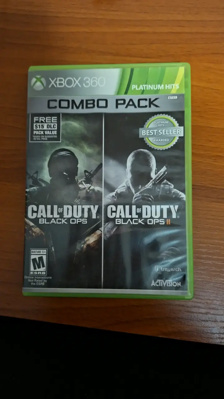 Combo Call of Duty Black Ops Xbox 360 (Usado) - miniatura 1