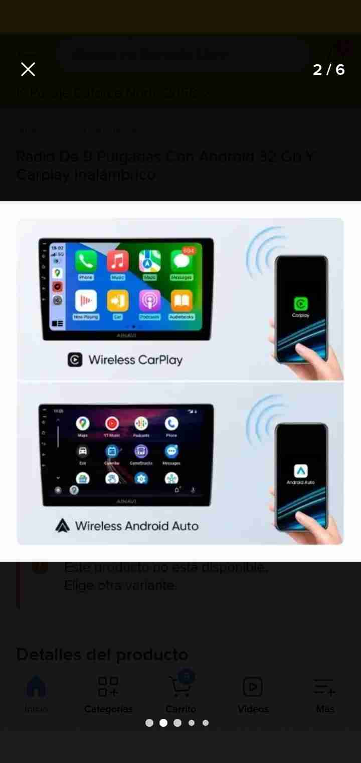 Pantalla multimedia para auto - miniatura 3