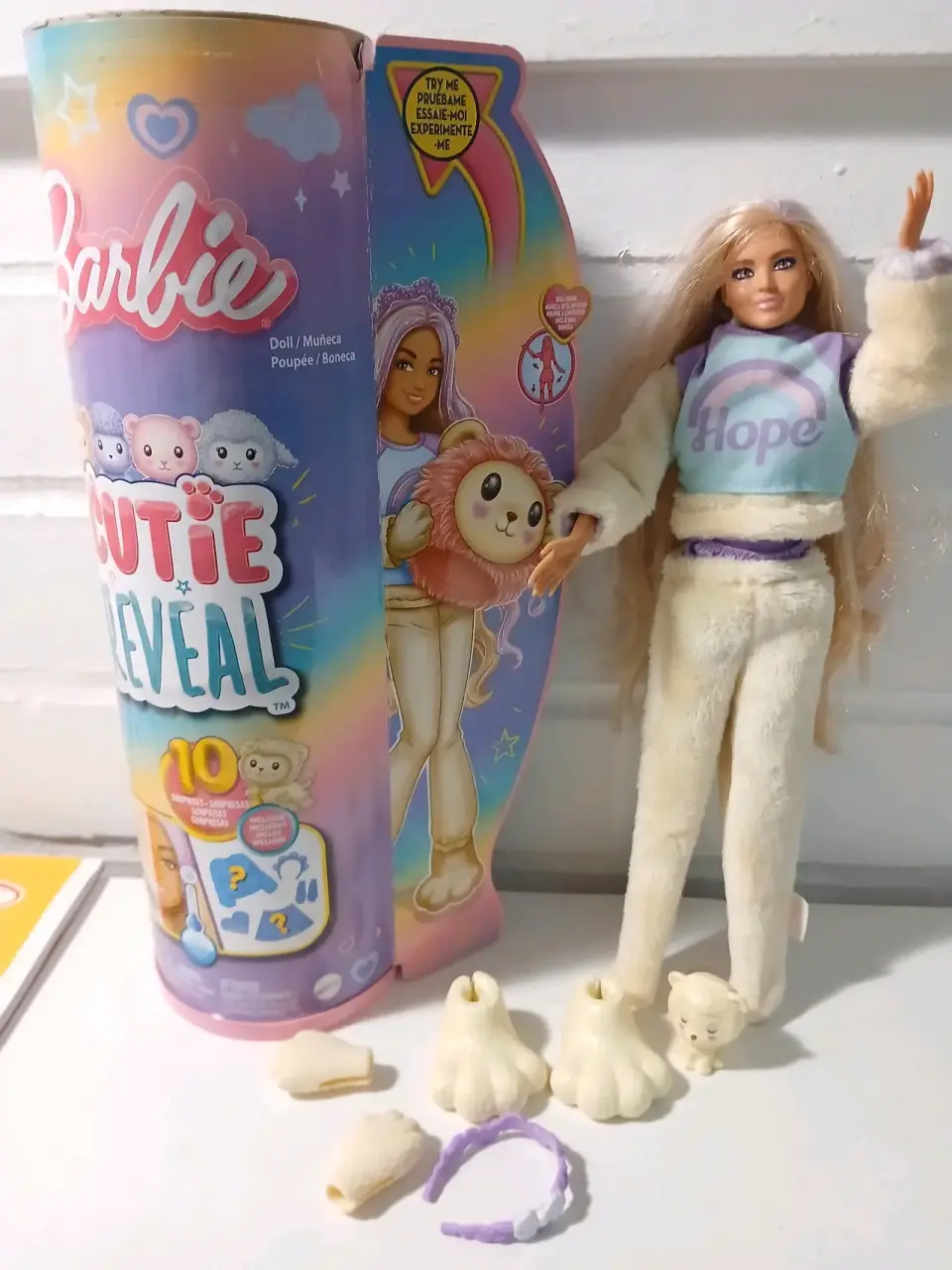 Muñeca Barbie Cutie Reveal - miniatura 2