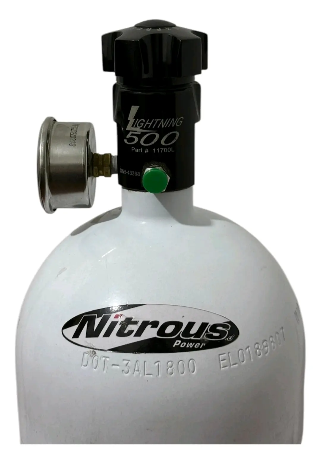 Botella de Nitrous  NX con válvula 5KL - miniatura 2