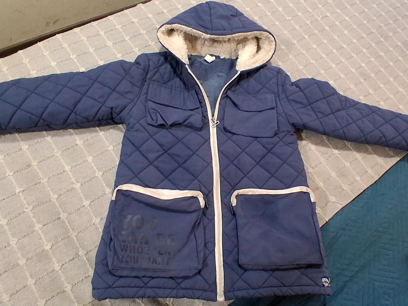Parka Black  and  blue  talla 10 - miniatura 1