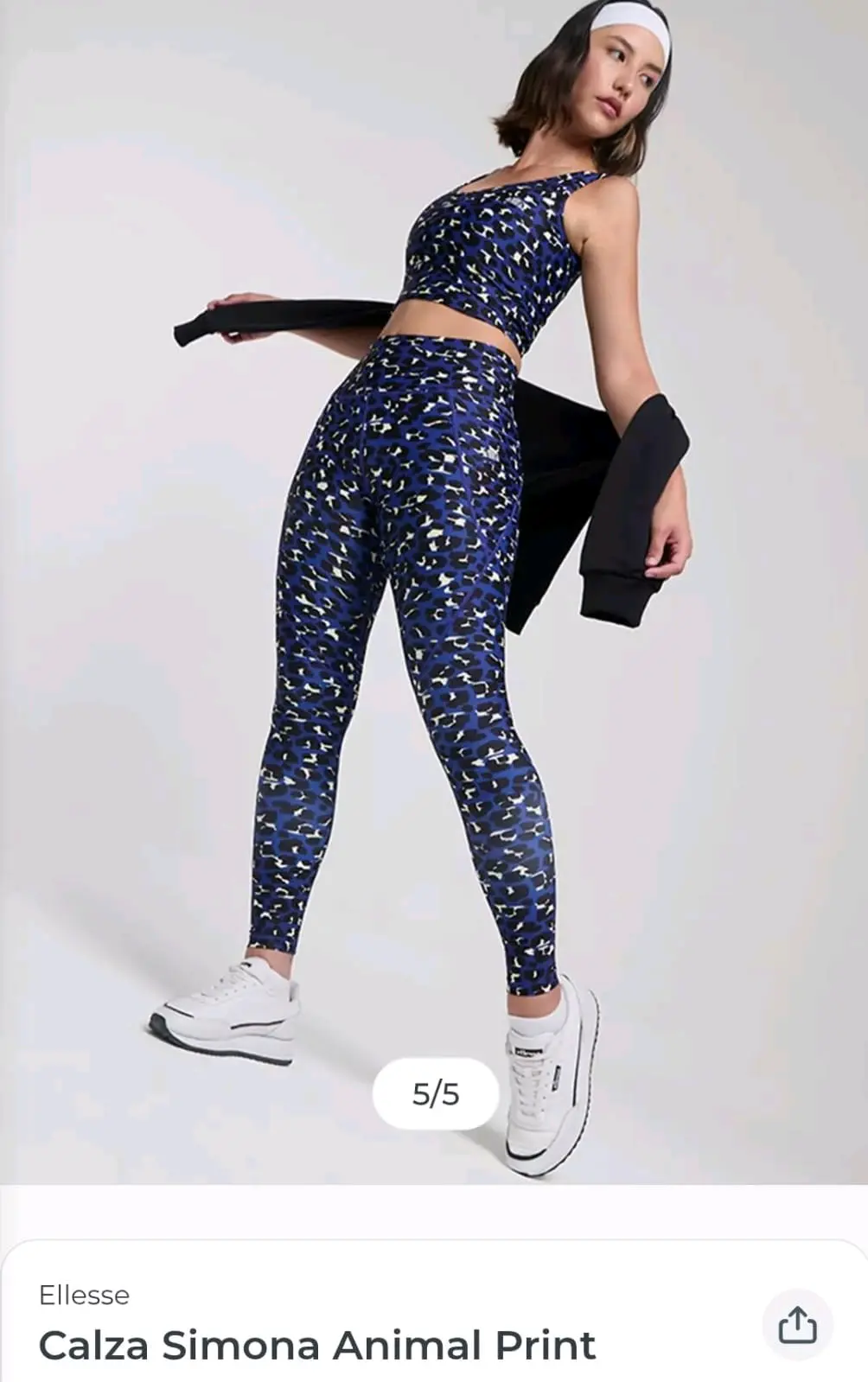 Conjunto deportivo estampado animal
