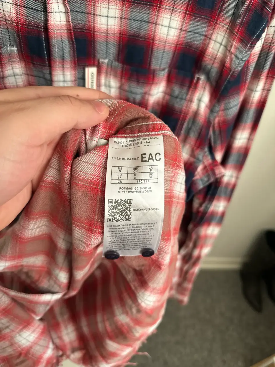 Camisa a cuadros Guess - miniatura 5
