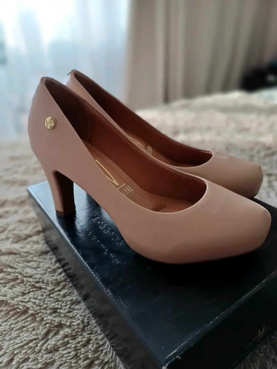 Zapatos de taco nude Vizzano - miniatura 2