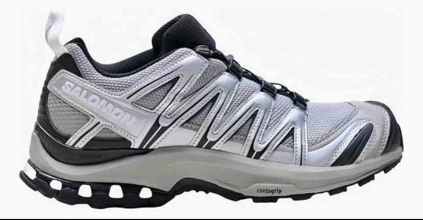 Zapatillas deportivas Salomon grises 3D contragrip - miniatura 2