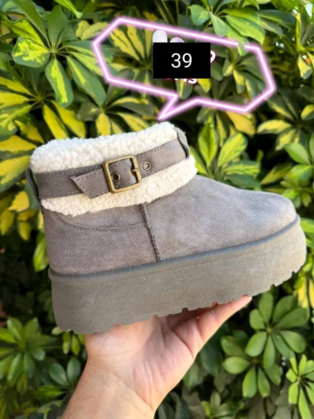 Botas gris con forro - miniatura 2