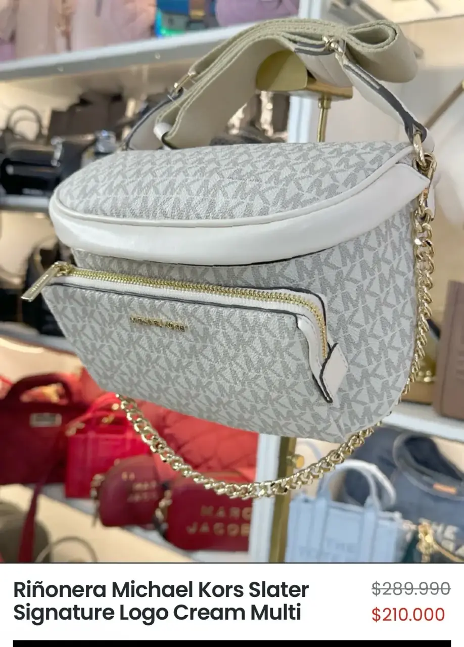 Riñonera Michael Kors Vainilla/Crema - miniatura 2